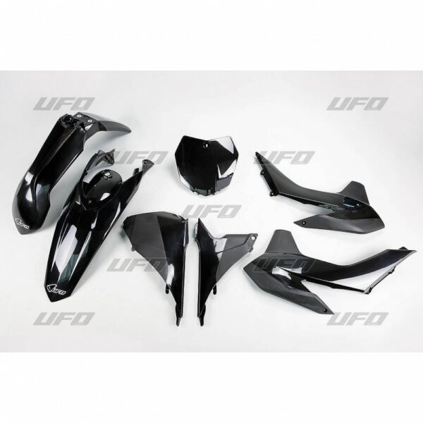 UFO Plastiksæt 5-delt Sort KTM SX/SXF125-525 13-15