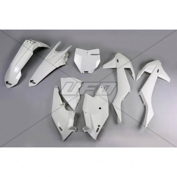 UFO Plastiksæt 5-delt Hvid 047 KTM SX/SXF125-525 16-18
