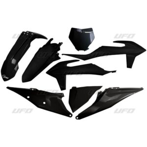 UFO Plastiksæt 5-delt KTM SX/SXF125-450 19- Sort 001