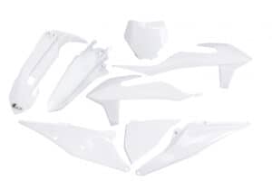 UFO Plastiksæt 5-delt KTM SX/SXF125-450 19- Hvid 047