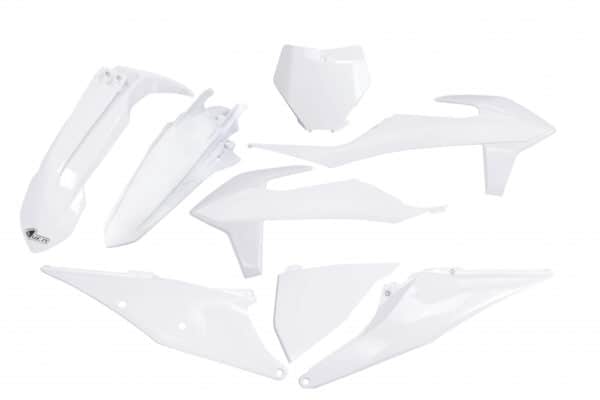 UFO Plastiksæt 5-delt KTM SX/SXF125-450 19- Hvid 047