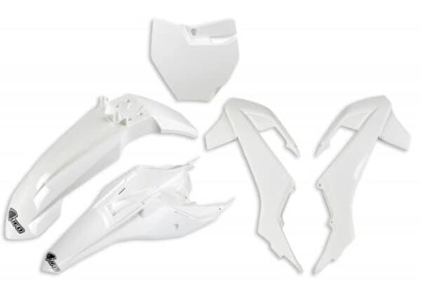 UFO Plastiksæt 5-delt KTM SX65 16- Hvid 047