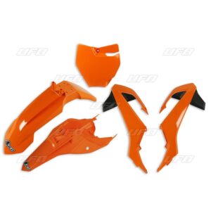UFO Plastiksæt 5-delt KTM SX65 16- Orange 127