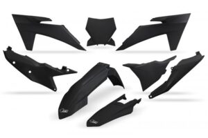 UFO Plastic kit 5-parts KTM SX/SXF125-450 23- Black 001