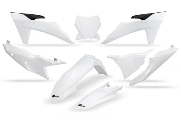 UFO Plastiksæt 5-delt KTM SX/SXF125-450 23- Hvid 042