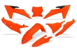 UFO Plastic kit 5-parts KTM SX/SXF125-450 Neon Orange 2023-