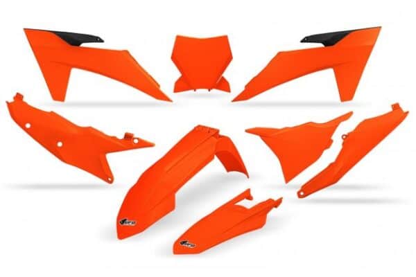 UFO Plastic kit 5-parts KTM SX/SXF125-450 Neon Orange 2023-