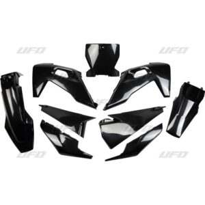 UFO Plastiksæt 5-delt Sort 001 HVA TC/FC 125-450 19-