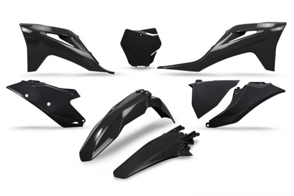 UFO Plastiksæt 5-delt Sort 001 GasGas MC 125-450 2021-
