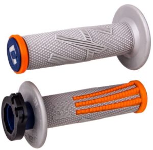 ODI Emig2 Pro V2 Lock-on-greb, 2 & 4-takts - Grå/Orange
