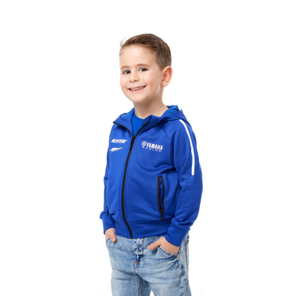 Yamaha Paddock Blue hoodie til børn - Image 3