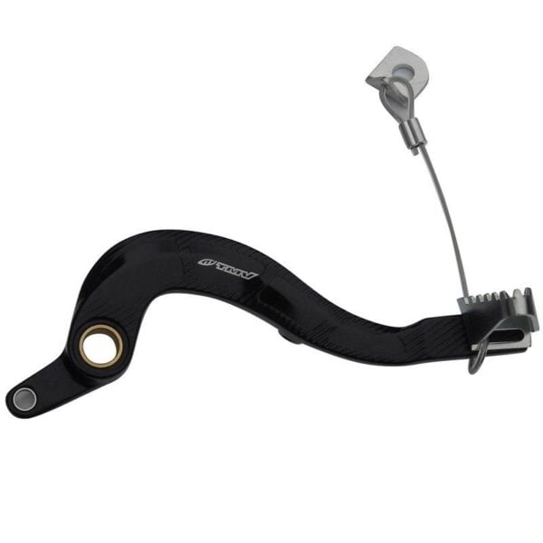 TMV Bremsepedal Alu Sort+Stålspids YZ 97-...