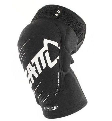 Leatt knæbeskytter 3DF 5.0 Kids Wht/Blk