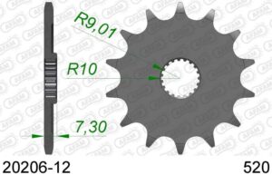 FRONT 12T, 520