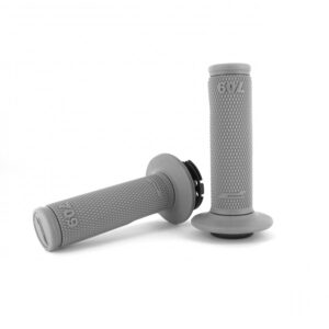 Progrip 709 Single Density Half Waffle LOCK ON GRIPS, GRÅ