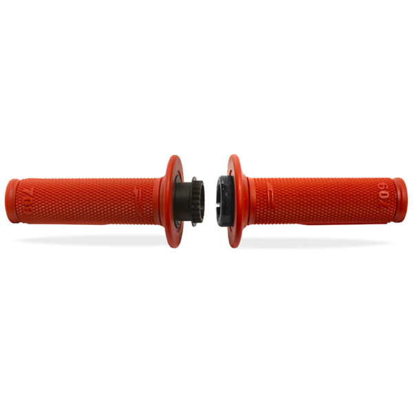 Progrip 709 Single Density Half Waffle LOCK ON GRIPS, RØD - Image 3
