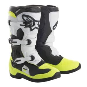 Alpinestars Støvle Tech 3s Børn Sort/Hvid/Flue Gul