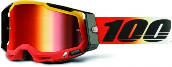 100% Racecraft 2 Ogusto / MIRROR RED