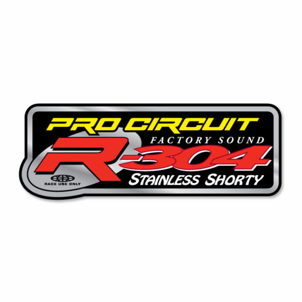 Pro Circuit 296 lyddæmper klistermærkesæt - Image 5