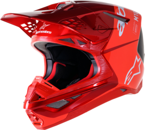 Alpinestars SM10 Hjelm - Oversvømmet rød