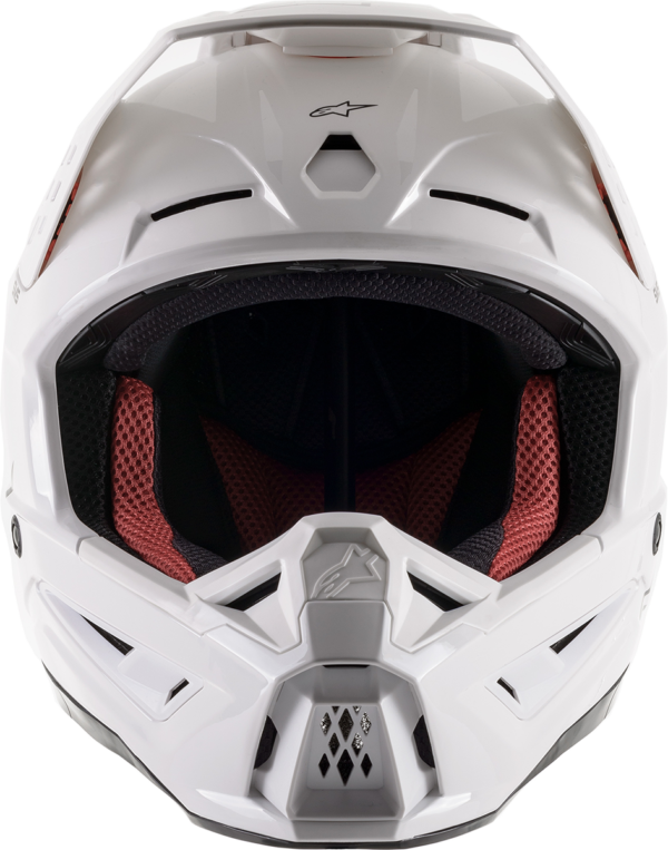 Alpinestars SM5 Hjelm - Solid hvid - Image 3