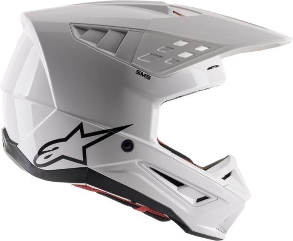 Alpinestars SM5 Hjelm - Solid hvid - Image 4