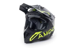 AMOQ hjelm Friction MIPS Carbon Black/HiVis