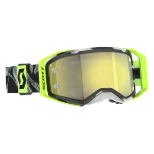 Scott Goggle Prospect 2.0 caviar black/safety yellow yellow chrome works