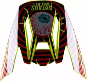Alpinestars SM5 hjelmskygge - SOLAR BK/RD/YL