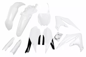 Ufo komplet karosserikit i plast YZF250 19-23/450 18-22 hvid