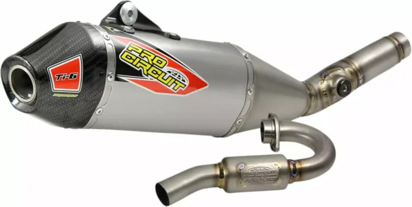 Pro Circuit Ti-6 udstødningssystem EXHST TI6 W/CF KX250 '21 Kawasaki 2021-2024