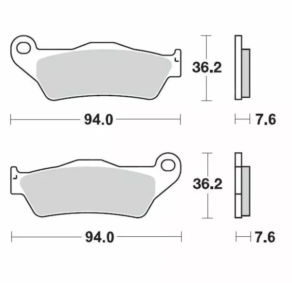 Moto-master Nitro Sport bremseklodser Yamaha 1996-2003 - Image 2