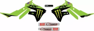 D'cor Visuals Grafik-sæt Kawasaki KX 450 4T 2019-2024