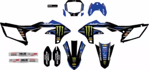 D'cor Visuals Komplet grafiksæt Yamaha YZ450F 2023-...
