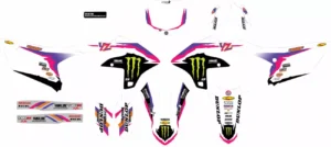D'cor Visuals Komplet grafiksæt Yamaha YZ450F 2023-...