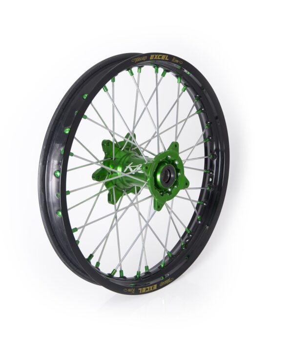 Kite Elite MX-EN hjul, sølv eger Kawasaki KX 250 4T/KX 450 4T 2003-2024