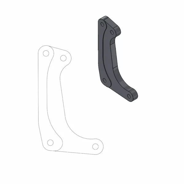 Moto-master Supermoto Racing Rotor Adapterbeslag Kawasaki 1995-2024