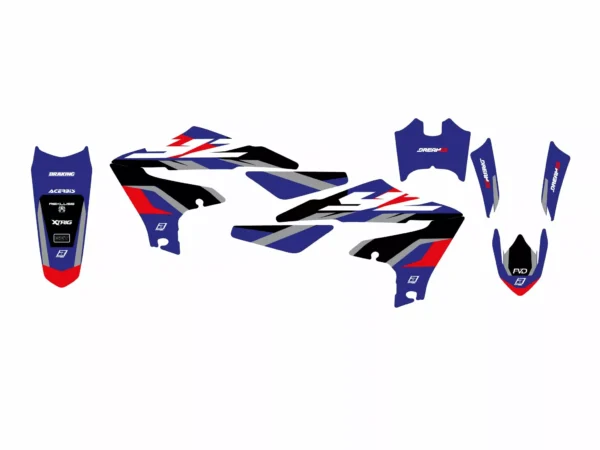 Blackbird Racing Dream 5 grafiksæt Yamaha YZ250F/YZ450F 2018-2023