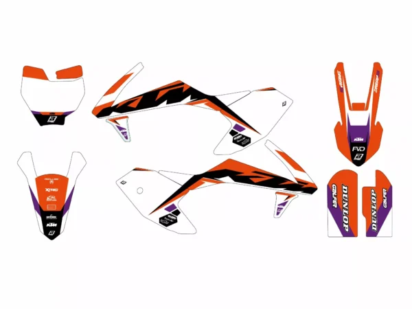 Blackbird Racing Dream 5 grafiksæt KTM 50 SX 2016-2023