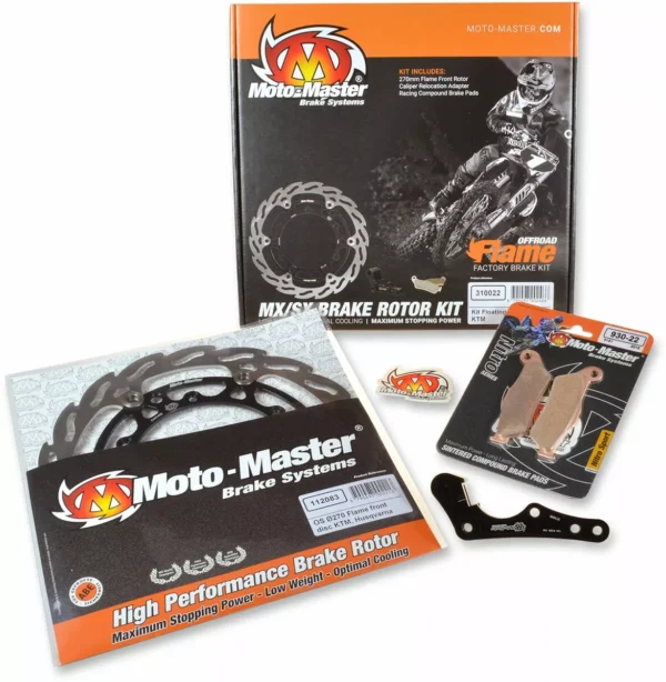 Moto-master 270 mm flammeoversize flydende rotorbremsesæt Kawasaki 2006-2024