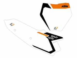 Blackbird Racing forskårne nummerplader med grafik PRECUT #PLATE KTM 2023-2023