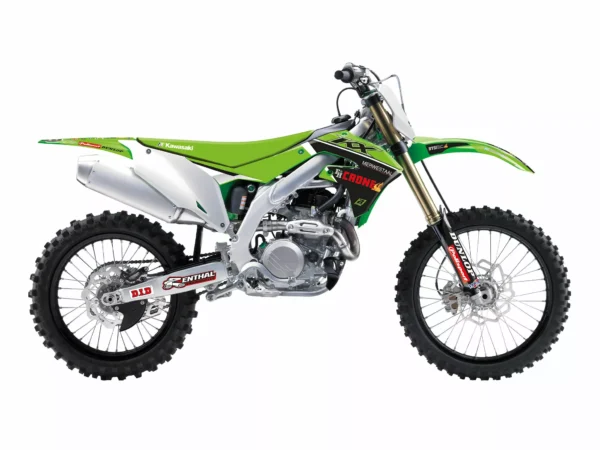 Blackbird Racing grafisk sæt med sædebetræk Repli Kawasaki KX 450 4T 2019-2024 - Image 3