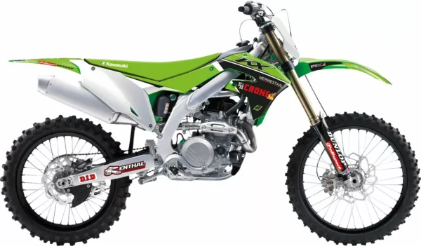 Blackbird Racing grafisk sæt med sædebetræk Repli Kawasaki KX 450 4T 2019-2024 - Image 4