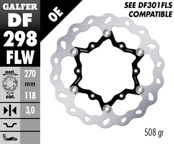 Galfer Wave® Rotor Yamaha 2016-... - Image 2