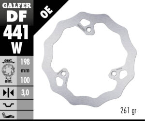 Galfer Wave® bremseskive Yamaha YZ65 2018-...