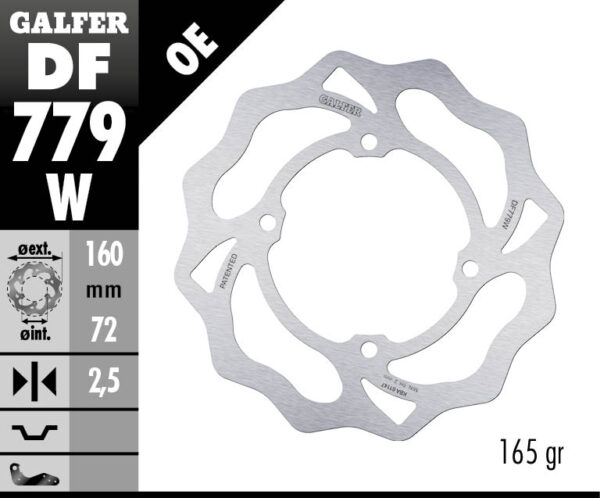 Galfer Wave® bremseskive KTM SX-E 5/50 SX 2006-... - Image 2