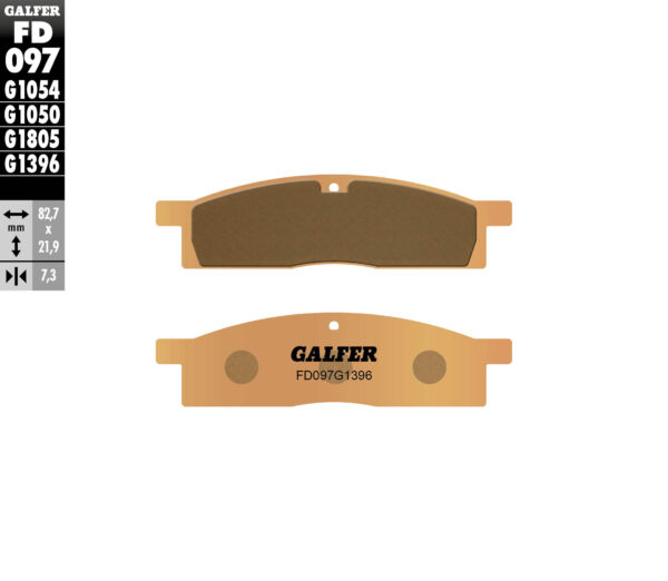 Galfer HH sintret bremseklodser Yamaha YZ65/YZ85 1986-...