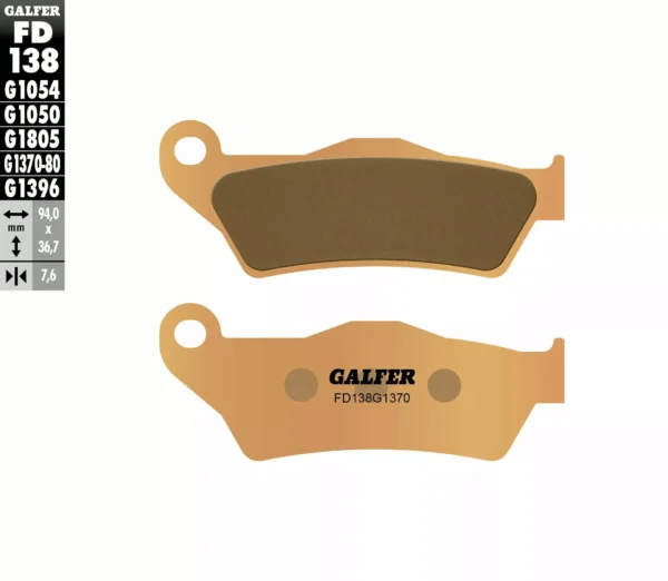 Galfer HH sintret bremseklodser Yamaha 2003-2022