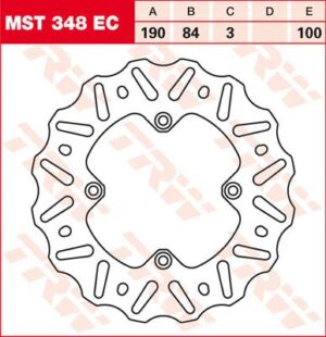 Trw EC Cross Design bremseskive Yamaha YZ85 1993-...