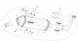 Akrapovic skive Yamaha YZ250F/YZ450F 2006-...